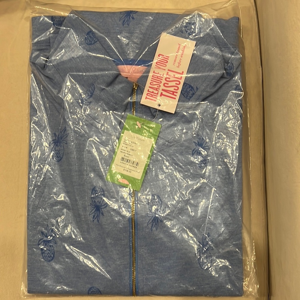 NWT Lilly Pulitzer Zipper Shirt